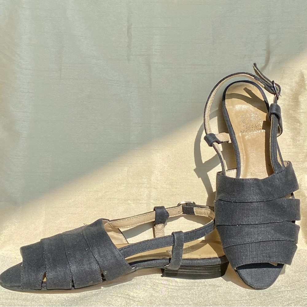 Vintage American Apparel USA new with tag Navy Strappy Sandals